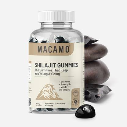 Macamo Shilajit Gummies to Improve strength Stamina & Energy