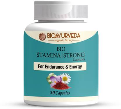 BIOAYURVEDA Bio Stamina Strong Capsule for Endurance and Energy