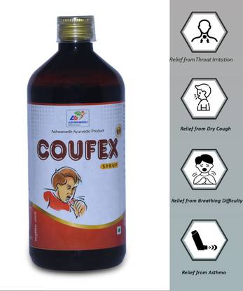 अश्वमेध Coufex ,Dry Cough&Cold,Shortness Of Breadth,Ayurvedic Polyherbal Cough Syrup