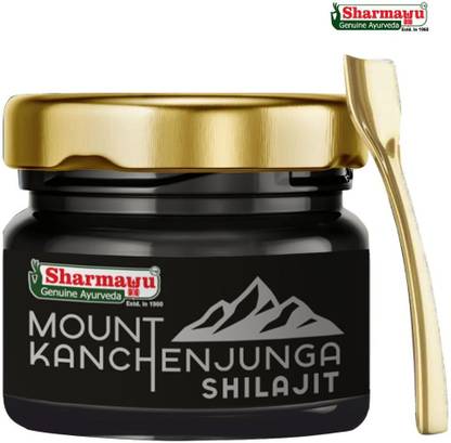 SHARMAYU Mount Kanchenjunga Shilajit/Himalayan Shilajit - 15 gm For Endurance and Stamina