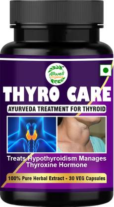 Allwell-organics THYRO CARA CAPSULE ( 30 VEG. CAPSULES)