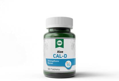 IMC Aloe CAL-D Tablets | Source of Abundant Calcium, Minerals, Vitamin D3 & Herbs