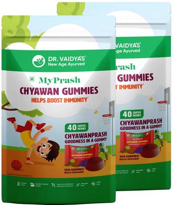 DR. VAIDYA'S MyPrash Chyawan Gummies for boosting immunity, 50 gummies