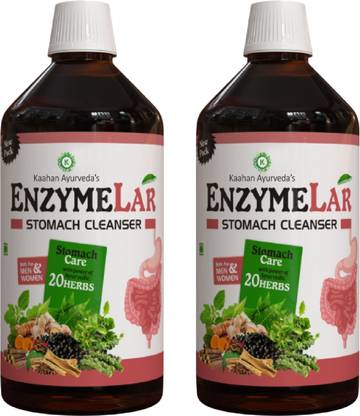 Kaahan Ayurveda's EnzymeLAR with Most Powerful 20 Herbs Formula 400Ml (11 Herbs)