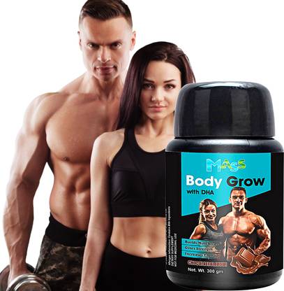 MASS Body Grow with Bioperine L Citrulline Nitrosigine L Arginine L Glutathione 300 G