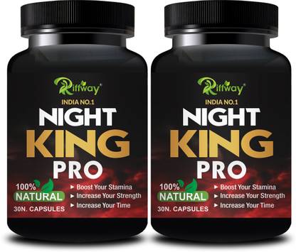 Riffway NightKing Pro S-E-X Men Capsule For Stable Harder Erection Improves Power