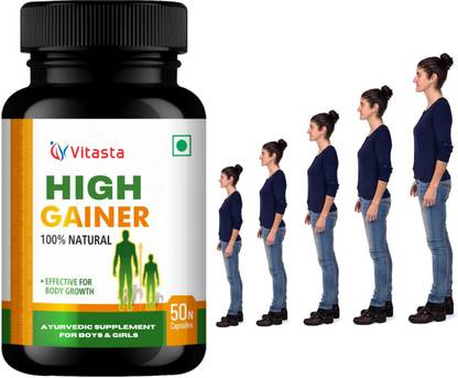 VITASTA Hight gainer Ayurvedic Medicines for Body growth for boys and girls