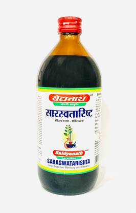 Baidyanath Saraswatarishta 450ml (Pack of 2), Helps Improve Memory and Intellect