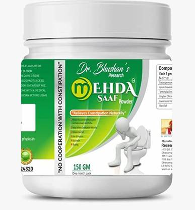 Dr. Bhushan's Research Mehda Saaf Powder for Constipation - 150 gm (one month course)