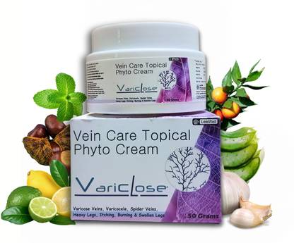 variclose Cream for Varicose Veins, Varicocele| Butcher's Broom, Horse Chestnut Aloe vera
