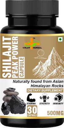 VIKJIT HERBALS SHILAJIT PEAK POWER CAPSULES