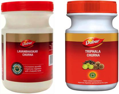 Dabur Triphala & Lavanbhaskar Churna Combo Each 500GM