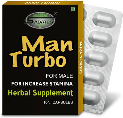 Sabates Man Turbo - Sexual Supplement Increases Thicker Harder Orgasm & Power