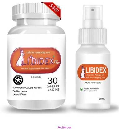 libidex Capsule & Oil For Herbal Energy & Stamina Booster F23
