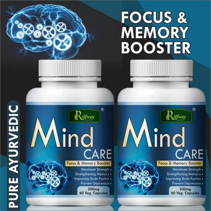 Riffway Mind Care Multivitamin Pills Inproves Memory Power, Brain Health & Function