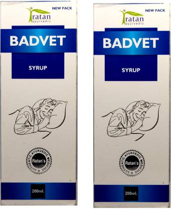 RATANS BADVET Syrup helps prevent bed wetting(2x200ml)