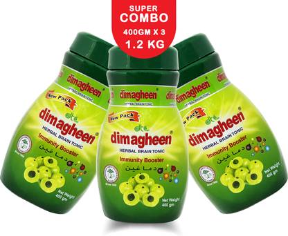 Dawakhana Tibbiya College Dimagheen Herbal Brain Tonic, Amla Immunity Booster and Mental Wellness Syrup