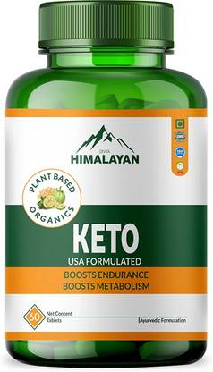 Divya Himalayan Plant Based Keto Fat Burner Supplement with Garcinia, Green tea & Triphala
