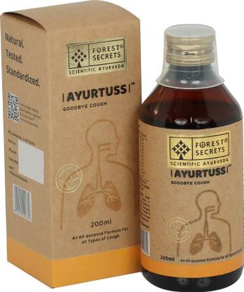Forest Secrets Ayurtuss Cough Syrup | Effective for all types of Cough | Non-Drowsy - 200ML