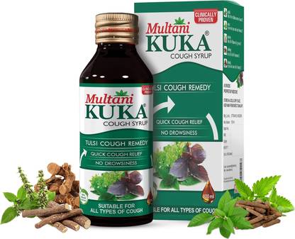 Multani Tulsi Kuka Cough Syrup | Relief From Dry & Wet Cough -