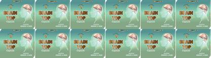 DEE INDIA HERBALS Brain Top Capsules (1 X 30 PC) Combo Pack Of 12