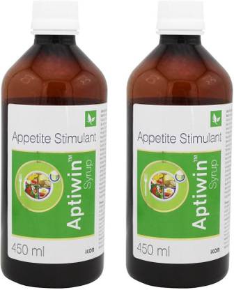 Aptiwin Syrup 450 ml|For boosting Healthy Appetite| Promotes weight gain