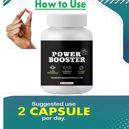 BHARAT HEALTH AYURVED1C P0WER B00STER 60veg capsules pack of 1