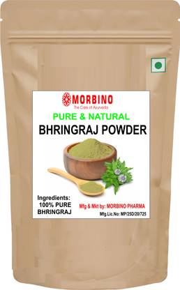 morbino Bhringraj Powder for Hair Growth & Anti Aging Effects| 100% Natural & Organic
