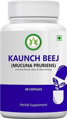 PROPKAR AYURVEDA AYURVEDIC KAUNCH BEEJ INCREASE MUSCLE 60veg capsules pack of 1