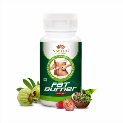 Navyug Ayurveda Fat Burner Weight Control and Weight Management Ayurvedic Capsules (60 Capsules)
