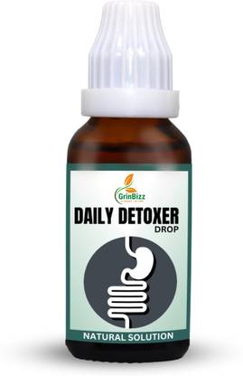 grinbizz Daily Detoxer Drop Natural Support To Relief Constipation/Gastric Pain/Acidity