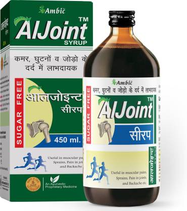 AMBIC Aljoint Pain Relief Syrup Ayurvedic Syrup for Joint Pain&Muscular Support 450ML