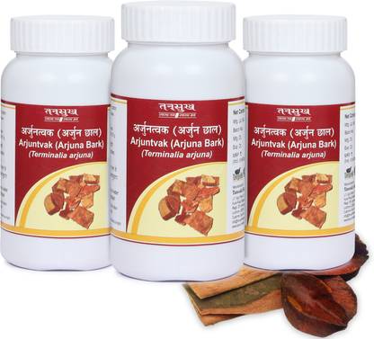 तनसुख Arjuntvak Churna, Arjun chhal Powder , Arjun bark Powder , Arjun chaal | Terminalia Arjuna | (100gm X 3)