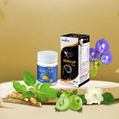 kayna healthcare Memo-Up Syrup, Capsule & Tablet For People Suffering From Insomnia (Pack of 3)