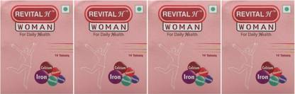Revital H Woman for Daily Health (4 Pack, Each Pack 10 Tablets)