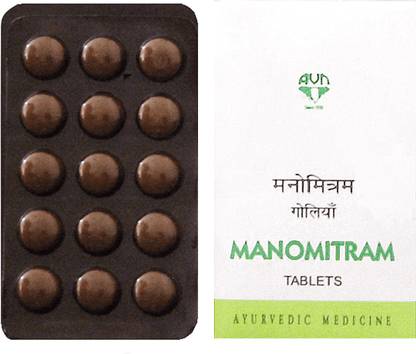 AVN Manomitram Tablets - Reduces Depression, Increases Concentration (480 Tablets)