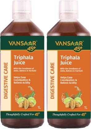 VANSAAR 45+ Triphala Digestion Care Ayurvedic Juice | Gut Health & Digestive Care