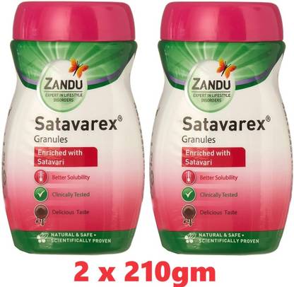 ZANDU Granules (Satavari Powder) -2x 210gm
