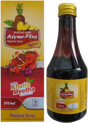 Austro Labs AZYME PLUS DIGESTIVE SYRUP WITH ENZYMES TO SUPPORT HEALTHY DIGESTION