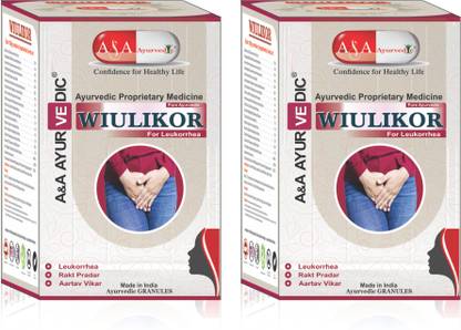 A&A Ayurvedic Wiulikor For Leukorrhea White Discharge-Likoria-Iregular period-Harmon Imbalance