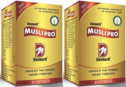 DEEMARK Musli Pro (Pack of 2, Each Pack 30 Capsules)