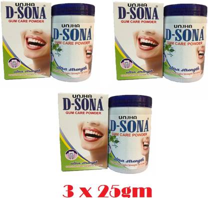 Unjha D-SONA GUM CARE POWDER (3x25gm)