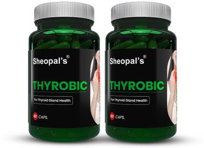 Sheopals Thyrobic Capsules With Kachnar, Amla, Haldi & More |Support Thyroid Function