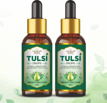 VEDOBI Ayurvedic Tulsi Drop Combo Pack | 60 ml | Tulsi Drop | Punch Tulsi Drops Natural Immunity Booster