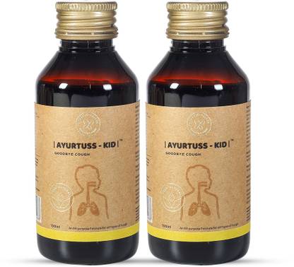 Forestreasures Ayurtuss Kids Cough Syrup | Effective For All Types Of Cough | Non Drowsy