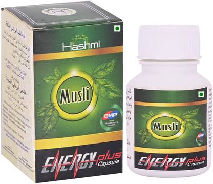 Hashmi Musli energy plus capsule - improve vitality & stamina naturally