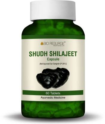 Bio Resurge Ayurvedic Shilajit | Increase Stamina support for men | 400mg