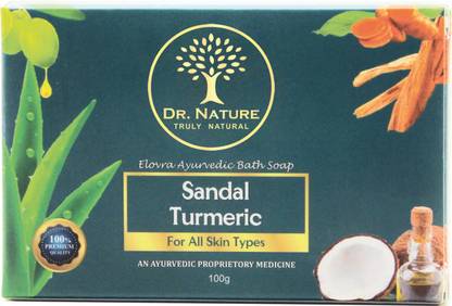 Dr. Nature Elovra Ayurvedic Bath Soap(Sandal Turmeric)-100GM