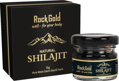 Rock Gold SHILAJIT Resin for Immunity, Strength, Energy & Stamina | Premium Quality - 15 g