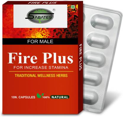 Sabates Fire Plus : Sexual Capsule Increases Thicker Harder Orgasm & Stamina